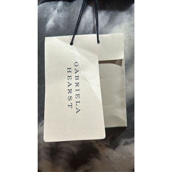 $5490 Gabriela Hearst Daisy Belted Tie-dyed Cashmere and Silk Maxi Dress Size 2 - Picture 9 of 12